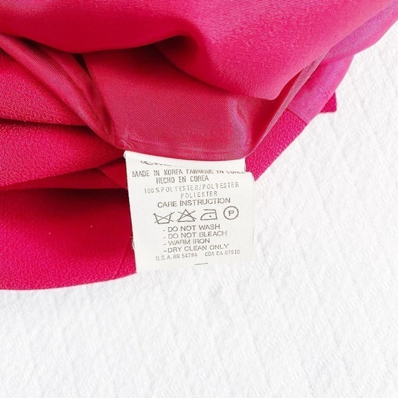 Emanuel Ungaro Fully Lined Pencil Skirt Red SZ4 - Picture 2 of 6